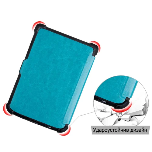 Калъф GARV Business за PocketBook Basic Lux 4, Светлосин Калъф GARV Business за PocketBook Basic Lux 4, Светлосин