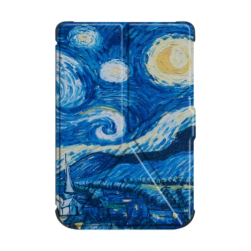 Калъф GARV Origami за PocketBook Basic Lux 4, Starry Night Калъф GARV Origami за PocketBook Basic Lux 4, Starry Night