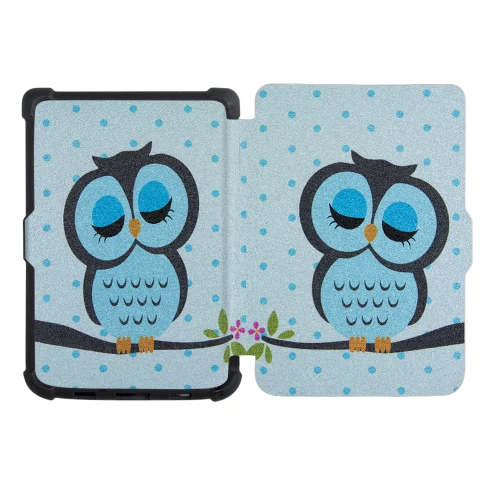 Калъф GARV Slim за PocketBook Basic Lux 4, Owl