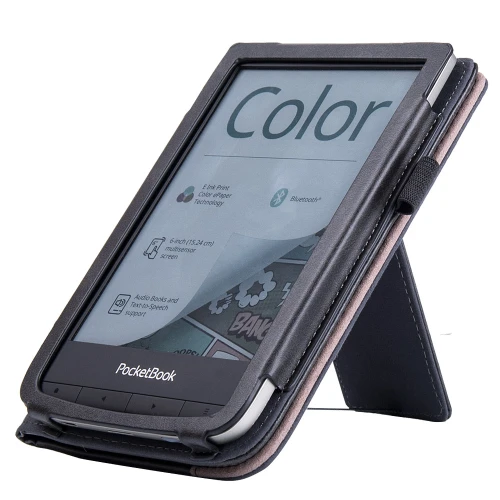 Калъф GARV Stand за Pocketbook Basic Lux 4, Черен