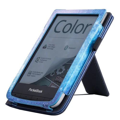Калъф GARV Stand за Pocketbook Basic Lux 4, Galaxy Illusion