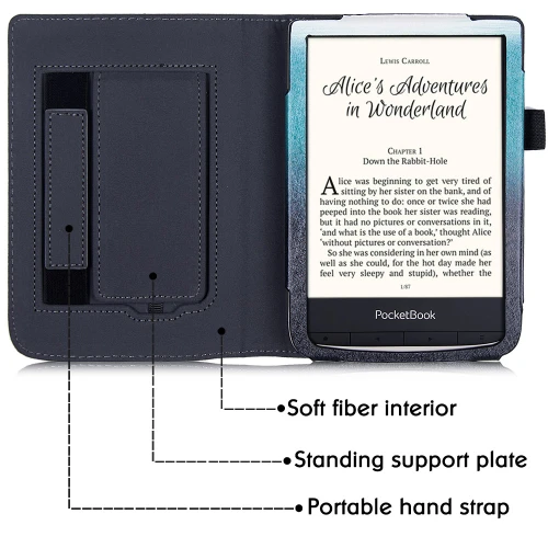 Калъф GARV Stand за Pocketbook Basic Touch 2, Ethereal Jellyfish Калъф GARV Stand за Pocketbook Basic Touch 2, Ethereal Jellyfish