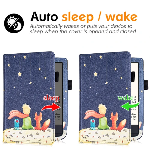 Калъф GARV Stand за Pocketbook Basic Touch 2, Little Prince