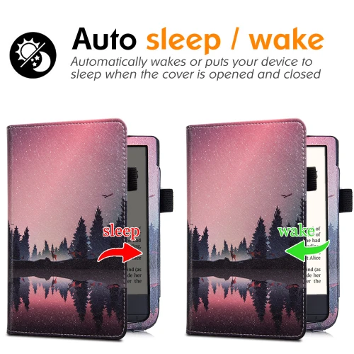 Калъф GARV Stand за Pocketbook Basic Touch 2, Night