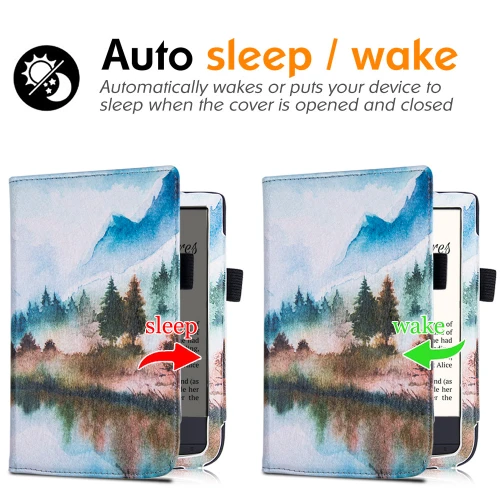 Калъф GARV Stand за Pocketbook Touch Lux 2, Nature