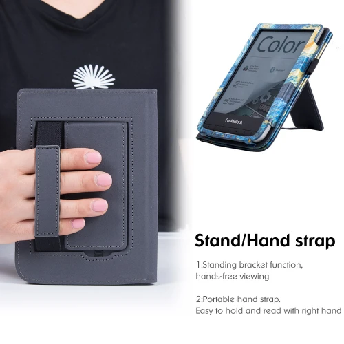 Калъф GARV Stand за Pocketbook Touch Lux 2, Starry Night