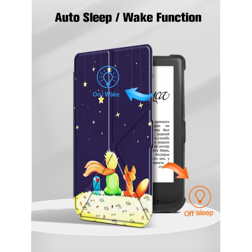 Калъф GARV Origami за PocketBook Touch Lux 4, Little Prince