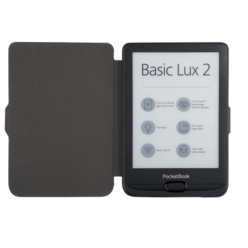 Калъф GARV Slim за PocketBook Touch Lux 5, Angry Face