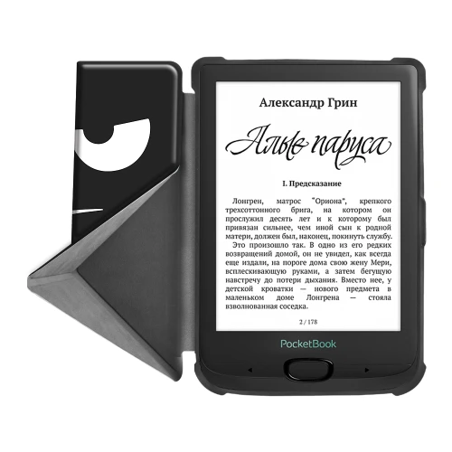 Калъф GARV Origami за PocketBook Touch HD 3, Angry Face