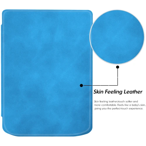 Калъф GARV Slim за PocketBook Verse Pro, Светлосин