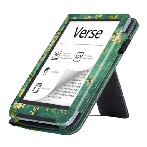 Калъф GARV Stand за Pocketbook Verse Pro Color, Almond Tree Калъф GARV Stand за Pocketbook Verse Pro Color, Almond Tree
