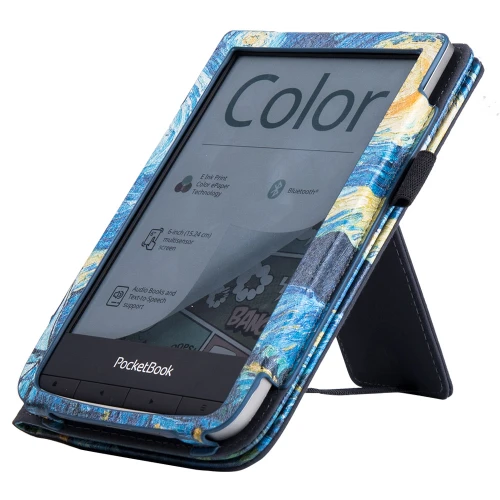 Калъф GARV Stand за Pocketbook Aqua 2, Starry Night