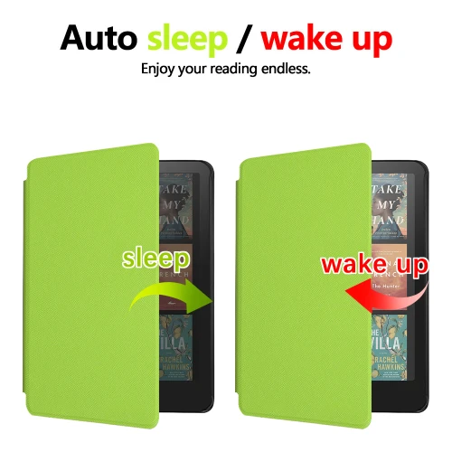 Калъф GARV Smart за Kindle Paperwhite Signature Edition 2024 7", Зелен Калъф GARV Smart за Kindle Paperwhite Signature Edition 2024 7", Зелен