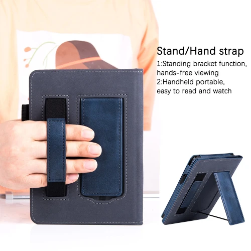 Калъф GARV Stand за Kindle Paperwhite Signature Edition 2024, Тъмносин