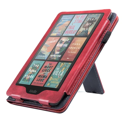 Калъф GARV Stand за Kindle Paperwhite Signature Edition 2024, Червен