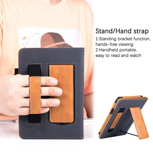 Калъф GARV Stand за Kindle Paperwhite 2024, Кафяв