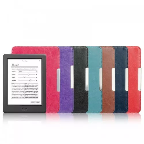 Калъф Premium за Kobo Glo 6" и Kobo Glo HD, Черен