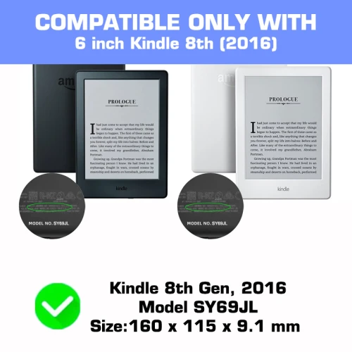 Калъф Smart за New Basic Kindle 2016, Лилав