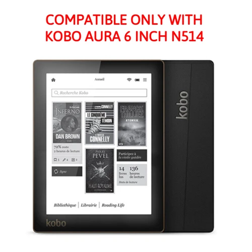 Калъф Premium Magnetic за Kobo Aura 6", Зелен