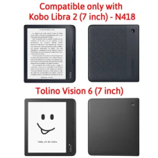 Калъф GARV Origami за Kobo Libra 2 (2021), Черен