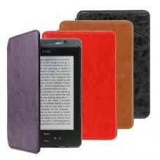 Калъф за Kindle 4/5 с вградена лампичка, Лилав