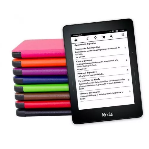 Калъф Premium Magnetic за Kindle Voyage, Синьо-зелен