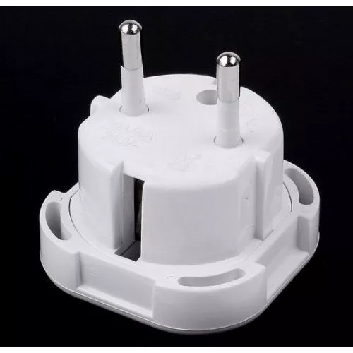Зарядно устройство, EU към UK plug, Бял