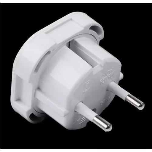 Зарядно устройство, EU към UK plug, Бял