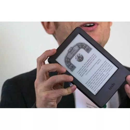 Kindle Glare 6 (2014), WiFi, 7th Gen, Черен + Калъф Premium
