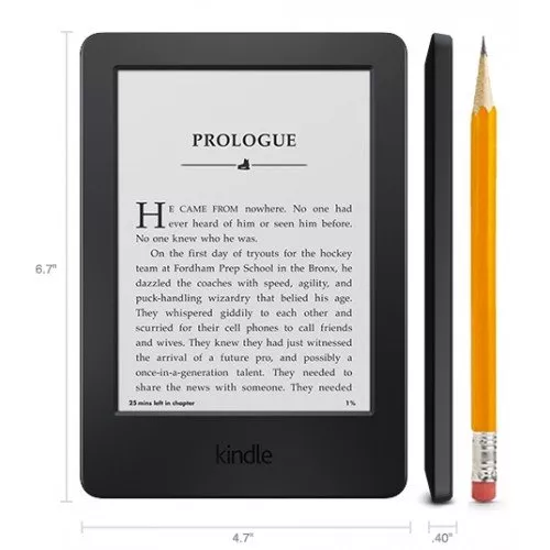 Kindle Glare 6 (2014), WiFi, 7th Gen, Черен + Калъф Premium