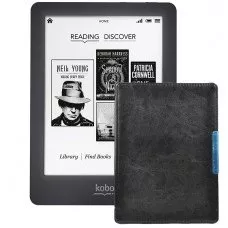 Kobo Glo, Черен + Калъф Premium