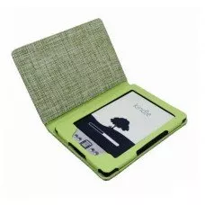 Калъф от лен за Kindle 4/5, Зелен