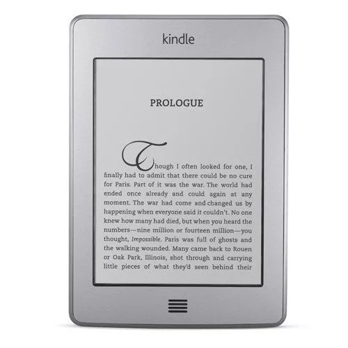 Калъф за Kindle Touch с вградена лампичка, Лилав
