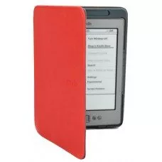 Калъф за Kindle 4/5 с вградена лампичка, Червен