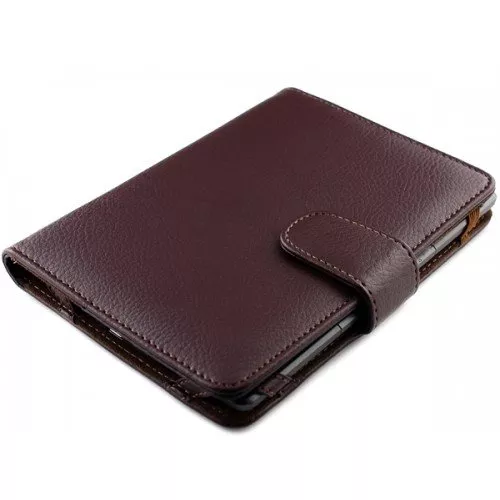 Калъф за Kindle 4/5, Kindle Glare 2014 и Kobo Touch с магнитно закопчаване, Кафяв