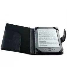Калъф за Kindle 4/5, Kindle Glare 2014 и Kobo Touch с магнитно закопчаване, Черен