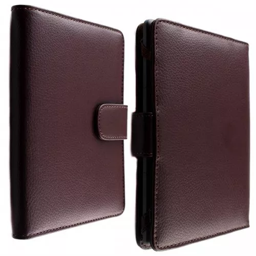 Калъф за Kindle 4/5, Kindle Glare 2014 и Kobo Touch с магнитно закопчаване, Кафяв