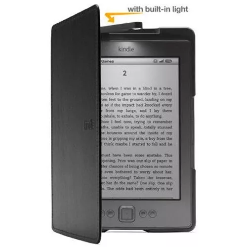 Калъф Amazon за Kindle 4/5, С лампичка за нощно четене 