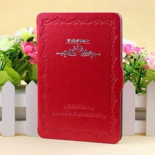 Калъф Vintage Book за Kindle Paperwhite, Червен