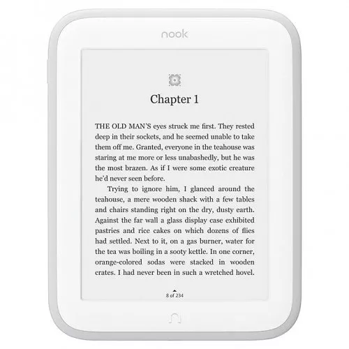 Nook GlowLight, Wi-Fi, 212 ppi, Бял