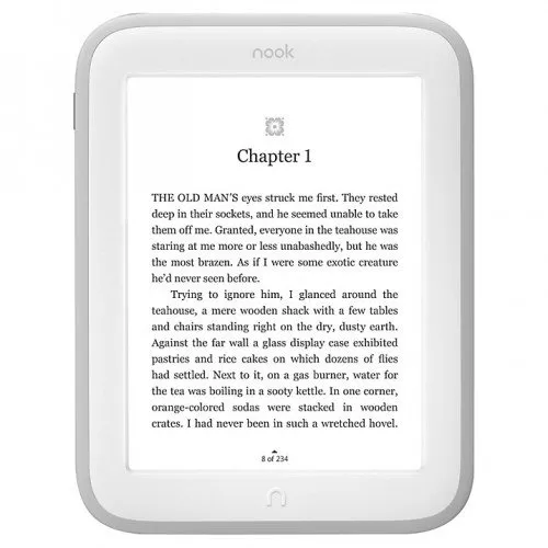 Nook GlowLight, Wi-Fi, 212 ppi, Бял