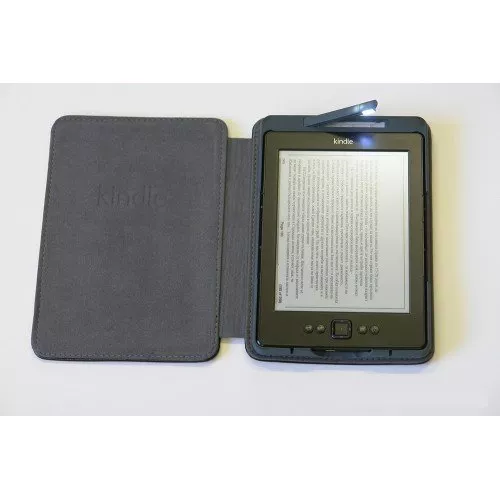 Калъф за Kindle 4/5 с вградена лампичка, Син