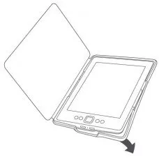 Калъф Premium Magnetic за Kindle 4/5, Кафяв