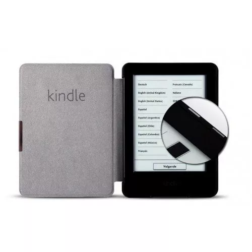 Kindle Voyage Wi-Fi, 300 ppi, Черен + Калъф Premium
