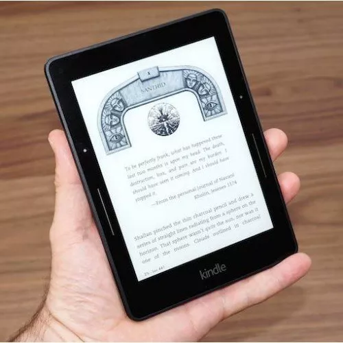 Kindle Voyage Wi-Fi, 300 ppi, Черен + Калъф Smart
