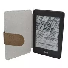 Калъф за Kindle Paperwhite с щампи на пеперуди, Златист