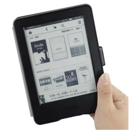 Калъф Vintage book за Kindle Touch 2014, Син
