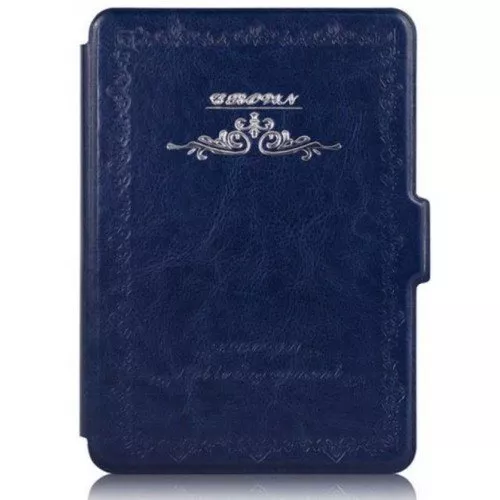 Калъф Vintage book за Kindle Touch 2014, Син