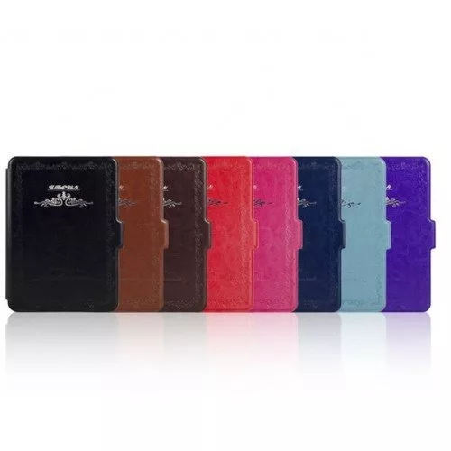 Калъф Vintage book за Kindle Touch 2014, Син