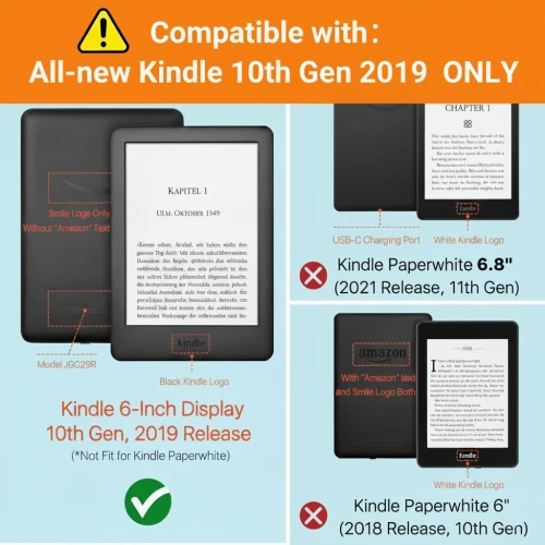 Калъф GARV Slim за Kindle 2019, Almond Tree